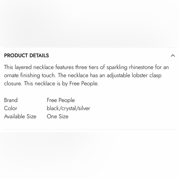 🦋Free People Layered Necklace - Picture 4 of 9